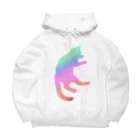 ねこねこおさかなのゲーミング発光ねこ Big Hoodie