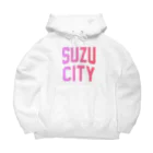 JIMOTOE Wear Local Japanの珠洲市 SUZU CITY ビッグシルエットパーカー