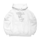 ぺんぎん24の幸せの鍵しっぽネコ(グレー) Big Hoodie