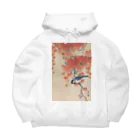 寿めでたや(ukiyoe)の蔦に四十雀 Big Hoodie