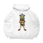 もむのふの爬虫類グッズやさんの龍燈鬼×天燈鬼両面プリント Big Hoodie