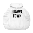 JIMOTOE Wear Local Japanの氷川町 HIKAWA TOWN ビッグシルエットパーカー