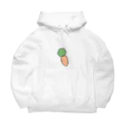 ゆるれあの「に」にんじん Big Hoodie