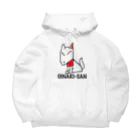 HAPPYLIFEのキツネさん Big Hoodie