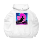 MedicalKUNの圧倒的芸術感の月夜の忍者★ Big Hoodie