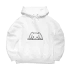 うきわさんのちらっとうさぎ Big Hoodie