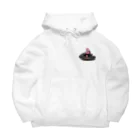 masaki's shopのゴリラくんワンポイントビックシルエットパーカー Big Hoodie