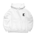 noisie_jpの【E】イニシャル × Be a noise. Big Hoodie