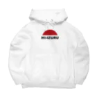 HI-IZURUの後ろにHINOMARU国旗‼　ビッグシルエットパーカー Big Hoodie