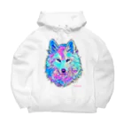 ジュノの秘密のアトリエのオオカミ／Juno Big Hoodie