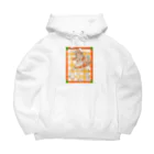 SOY suzuri店の兎沢ニジ(背景あり) Big Hoodie