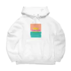 jeans-sneaker-shirtのサーファーショップにありそうなTシャツ前面 Big Hoodie