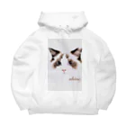 shineのI love cat メンクイーン Big Hoodie