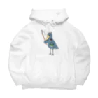 ネコモトタロウショップのハシビロコウ Big Hoodie