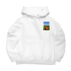 Ripples沖縄レジンアートの沖縄の海とハイビスカス Big Hoodie