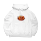 メシテロタイプ（飯テロTシャツブランド）のエビチリ（虾辣椒） Big Hoodie