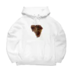 メシテロタイプ（飯テロTシャツブランド）のTボーンステーキ Big Hoodie