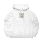 SuRa/AIイラストのPastelFlower Big Hoodie