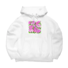 MZグラフィックスのピオニー　ピンク Big Hoodie