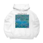 MUGEN ARTのモネ　睡蓮　Claude Monet / Water Lilies Big Hoodie