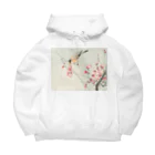 MUGEN ARTの小原古邨　梅に鶯　Ohara Koson / Songbird on blossom branch Big Hoodie