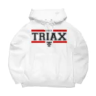 CLUB TRIAX  オフィシャルグッズショップのTRIAX White ビッグシルエットパーカー