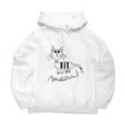 mi gatosのおしゃれねこ Big Hoodie