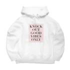 knockoutgoodのKOGD_GoodVibesOnly ビッグシルエットパーカー