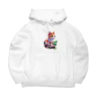 dolphineのキュートな猫 Big Hoodie