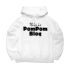 mf@PomPomBlogのMutant Pom Pom Blog Logo Big Hoodie