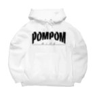 mf@PomPomBlogのThrasher Pom Pom Blog Logo（black） Big Hoodie