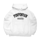 mf@PomPomBlogのPONPONPAIN（black） ビッグシルエットパーカー