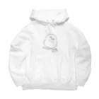 ポップトーンの何気無い顔で踏み外すシマエナガ。 Big Hoodie