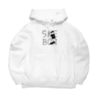 【KOTCH】 Tシャツショップのスケボーキャット Big Hoodie