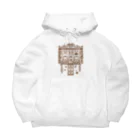 huroshikiの版画風シーサー Big Hoodie