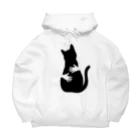 ヤマトナデシコのI ❤️CAT Big Hoodie