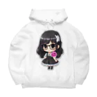 Jimiko Maiden (ジミコメイデン)の【Jimiko Maiden】メイド地味子さん Big Hoodie