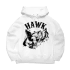 TRAVA design SHOPのHAWK ビッグシルエットパーカー