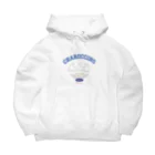 うさぎ雑貨のお店 Charoccinoのおちりブルー Big Hoodie