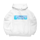 塩バターのちらり Big Hoodie