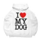 I LOVE SHOPのI LOVE MY DOG ビッグシルエットパーカー