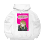 モダンラヂオの【メガネガール】 Big Hoodie