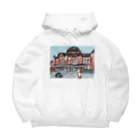 Doodle のくまえるの東京観光 Big Hoodie