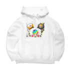 にゃんこ亭屋の買っていんでTシャツ Big Hoodie