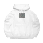 SURF810のSURF 文字(青影) Big Hoodie