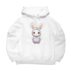 Vasetti_pressのパーカーを着ているうさぎちゃん Big Hoodie