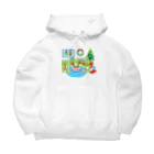 🐸かえるさんと仲間たち🐸のクリスマスパーティのかえるさん Big Hoodie