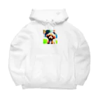 いこいの広場の可愛いトイプードル Big Hoodie