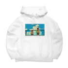 私立パラの丸高校の屋上のビッグシルエットパーカー Big Hoodie