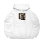 moonshine_fukurouの愛くるしい猫目線 Big Hoodie